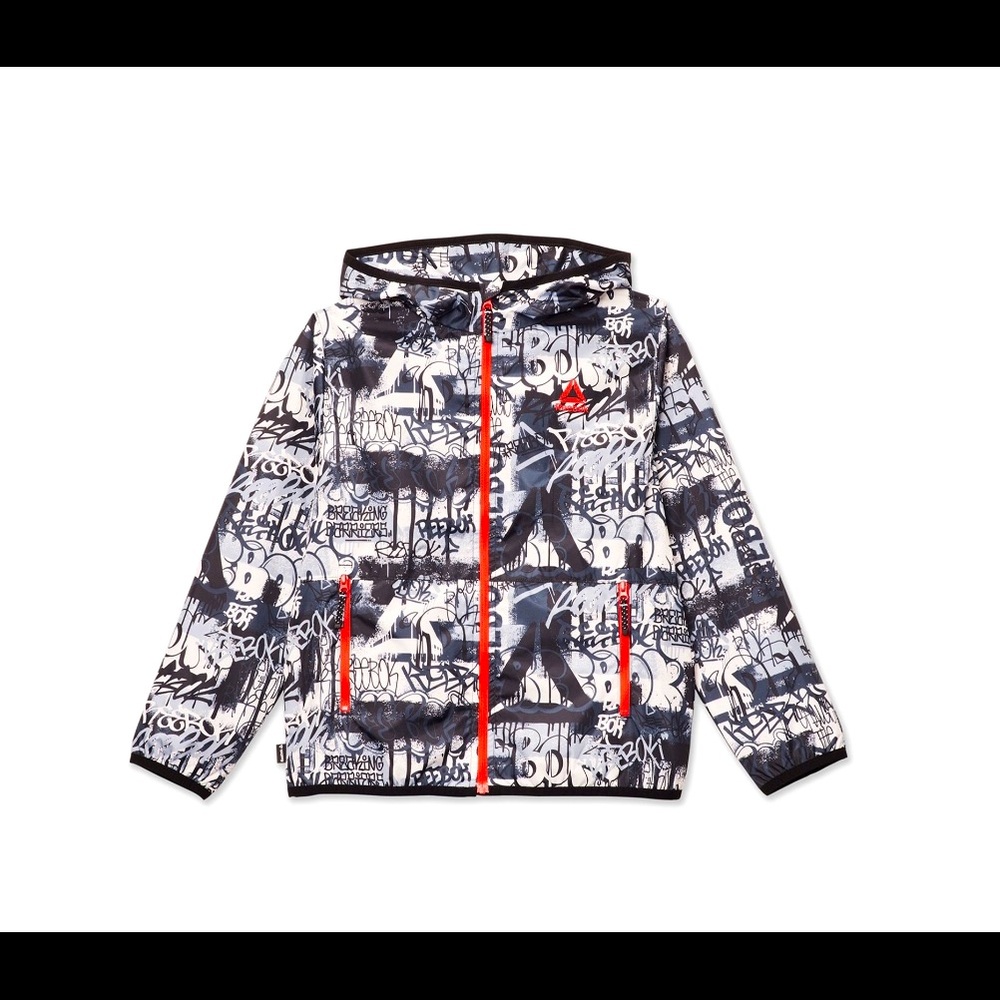 Reebok Boys Blocker Full Zip Hoodie w/pockets
